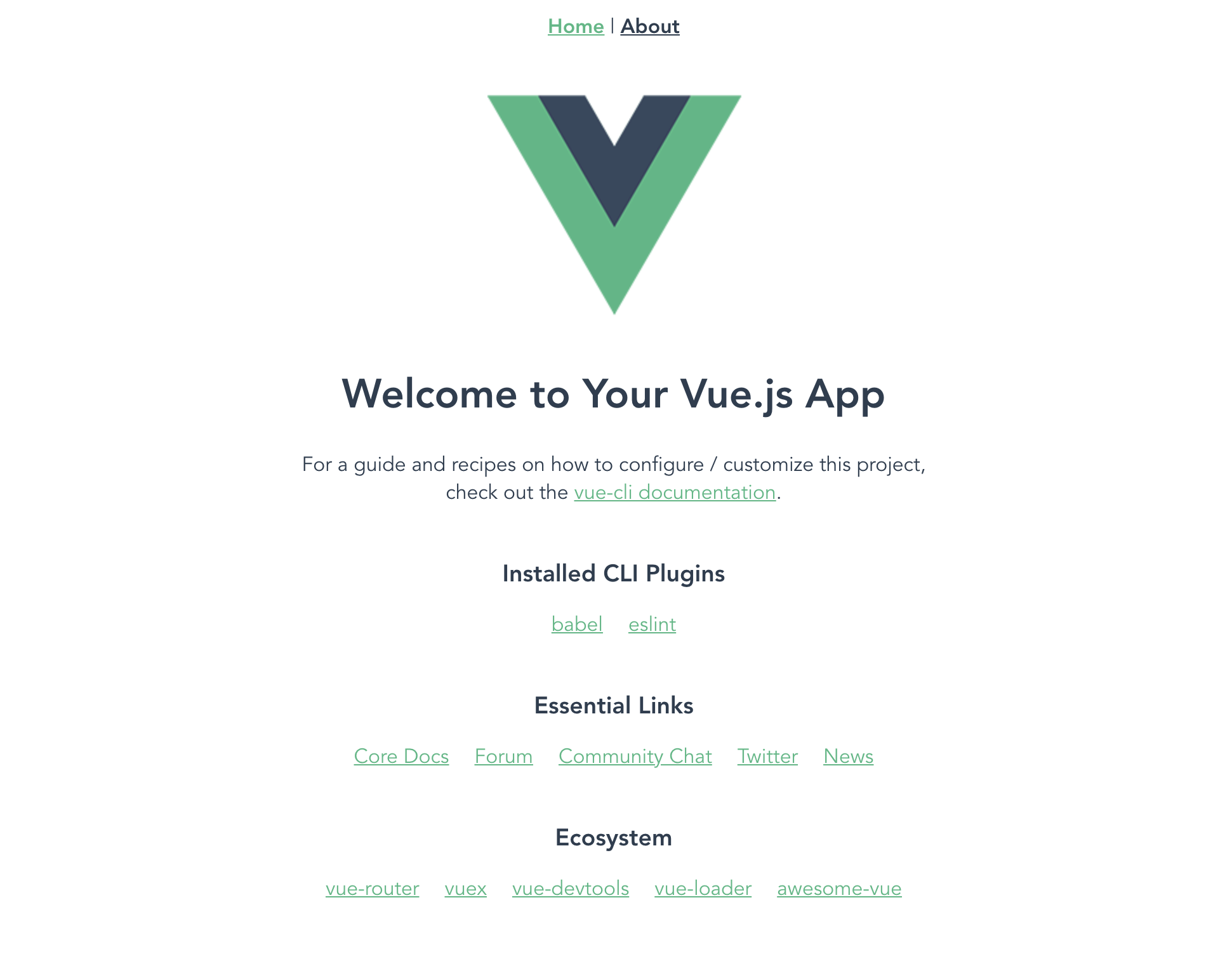 Creating your first vue app