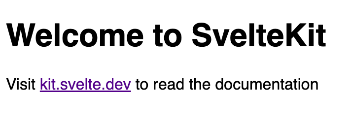 How our first SvelteKit app will look