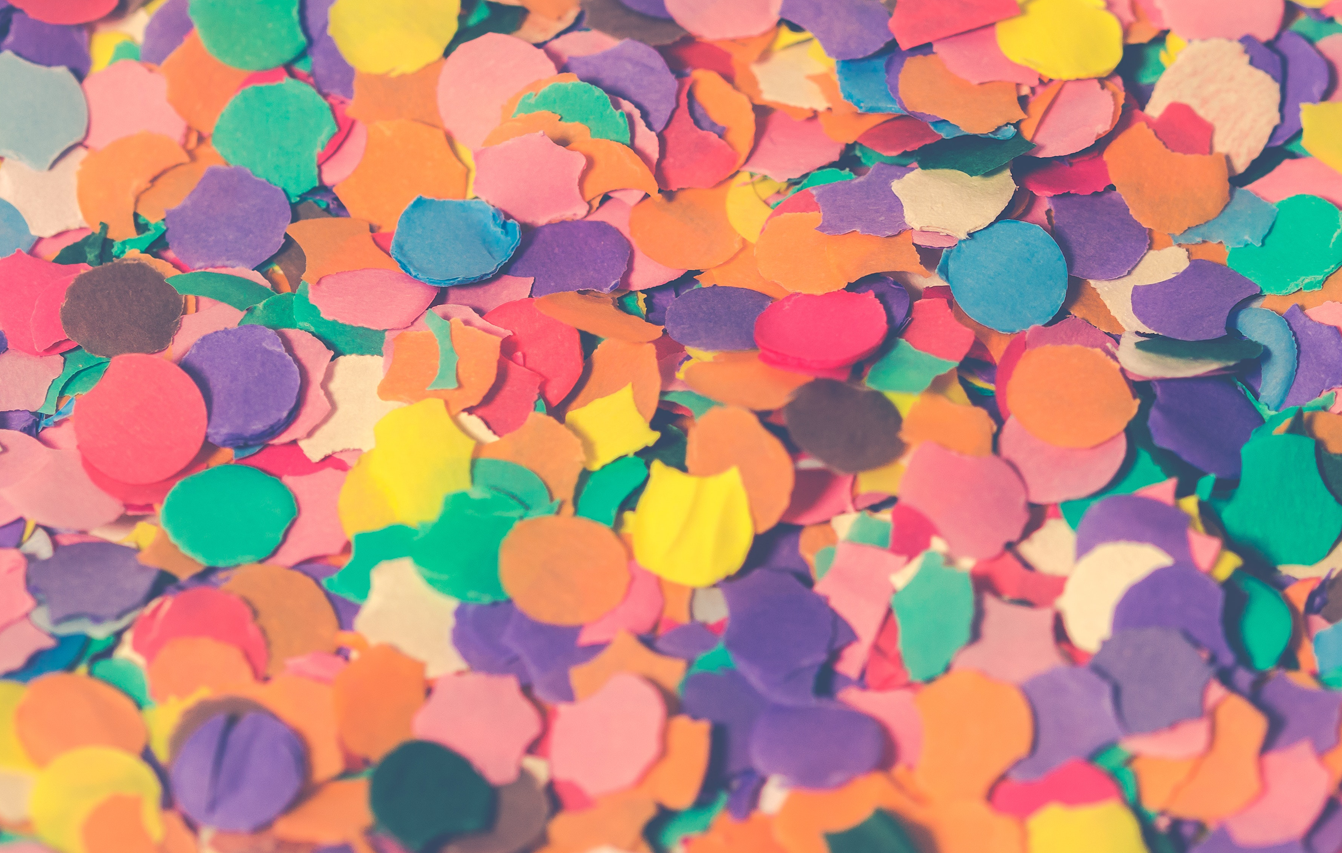 Image of confetti