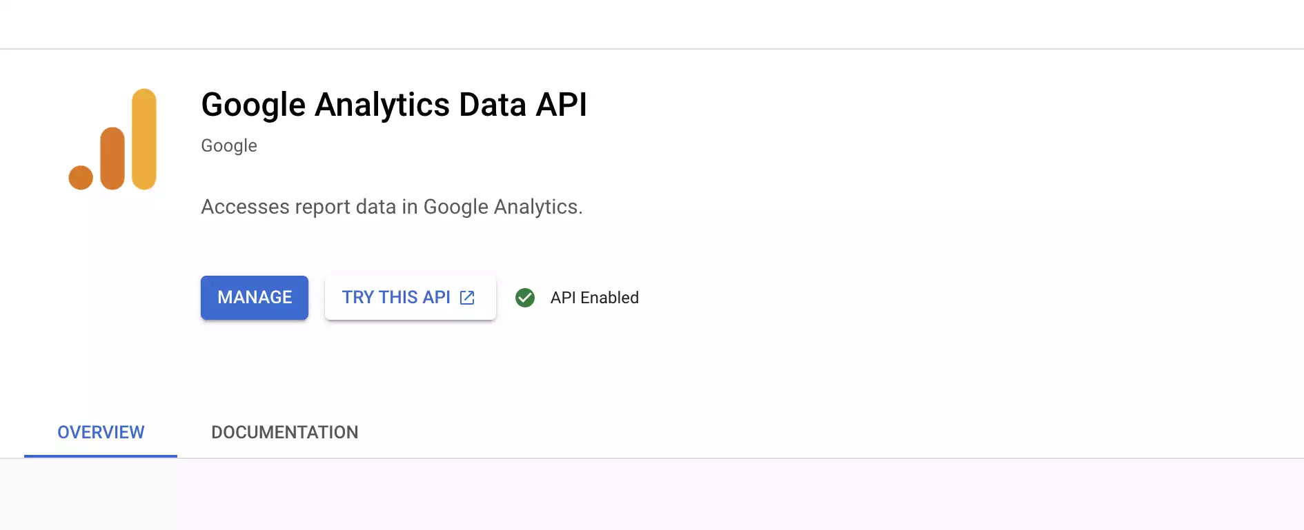 Notes on Google Analytics Service Account